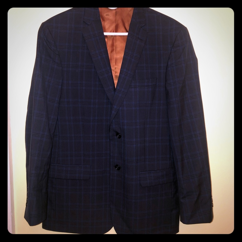 Jos A Bank navy blue sport coat